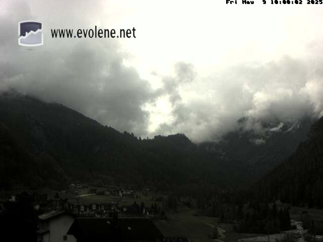 Webcam Evolène Dent-Blanche - Meteo Evolene - Aussicht von Chalet Bellevue Webcam Evolène Dent-Blanche - Meteo Evolene - Aussicht von Chalet Bellevue