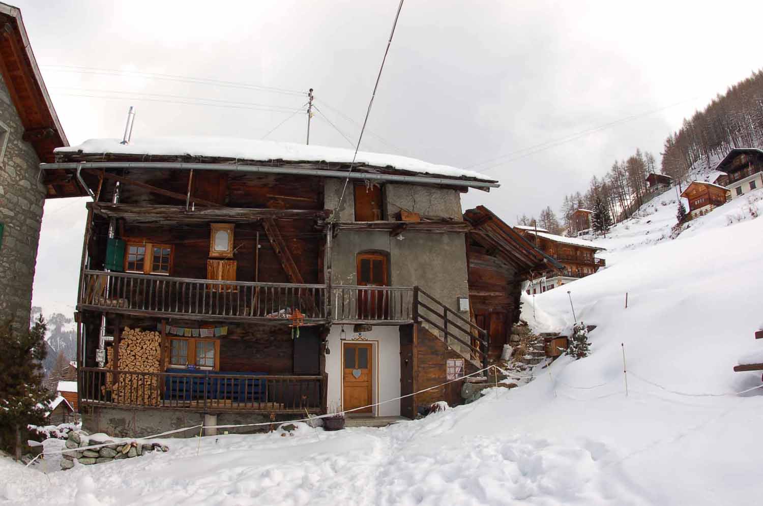 Appartement à louer à l'année à Villaz-Evolène : le chalet